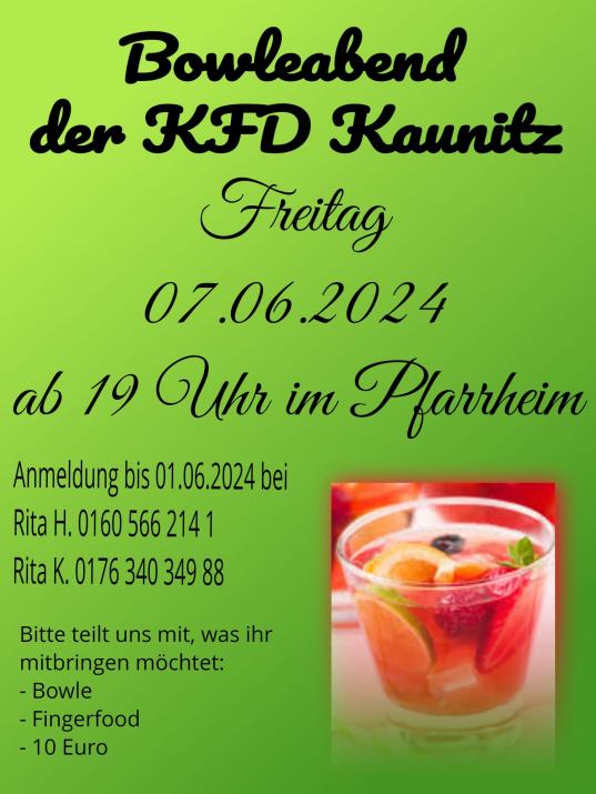 Bowleabend KFD Kaunitz