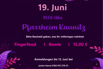 Bowleabend der kfd Kaunitz