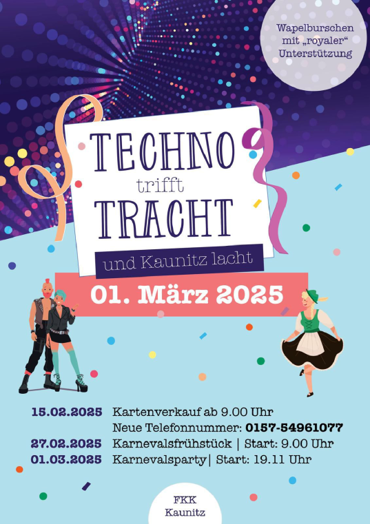 Techno trifft Tracht und Kaunitz lacht mit der FKK