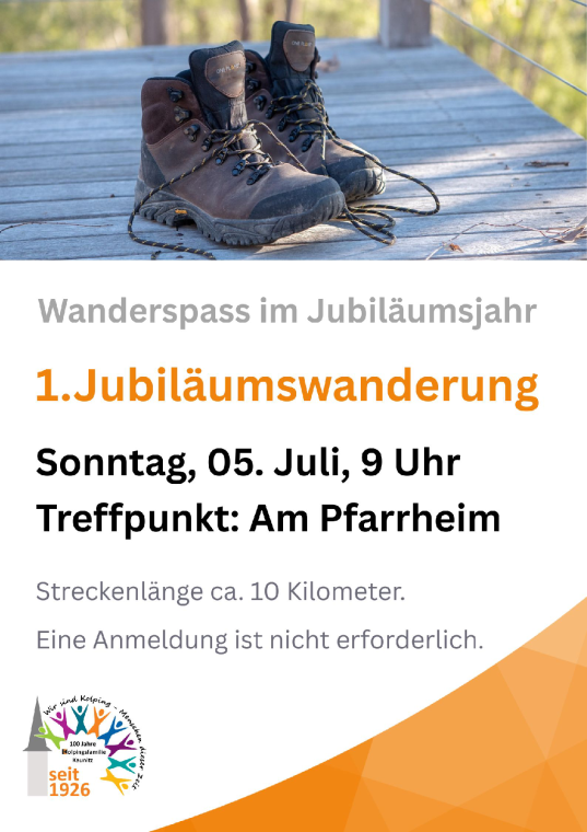 Kolping Jubiläumswanderung