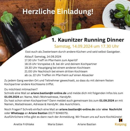 Kaunitzer Running Dinner