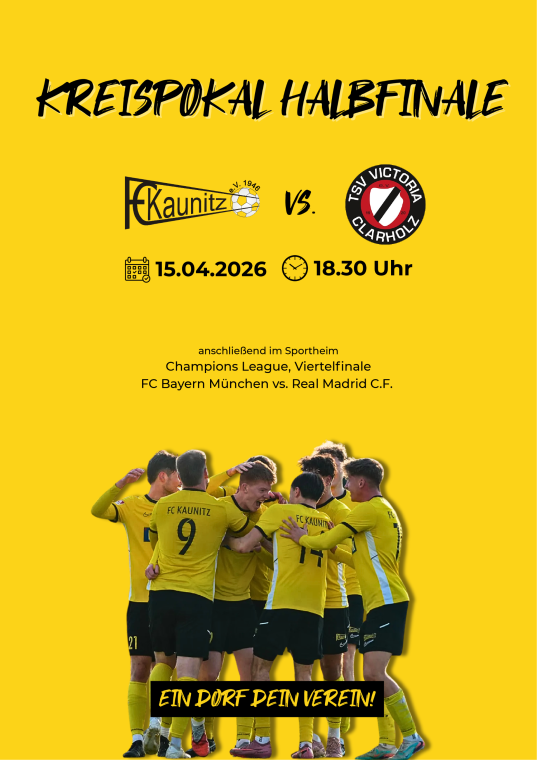 Fußball Kreispokal Halbfinale