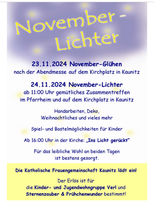 Novemberlichter 2024