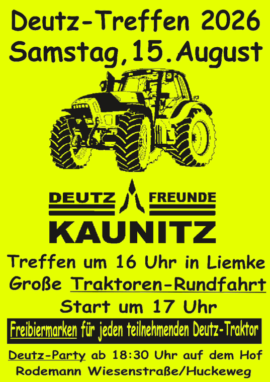 Deutz-Treffen in Kaunitz