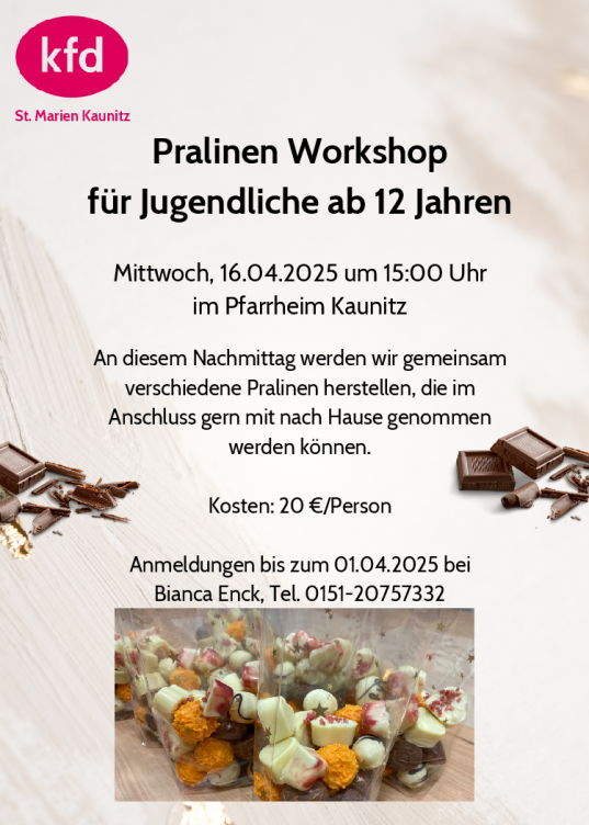 Pralinenworkshop