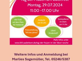 Tag der Frauen am Liborifest