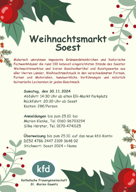 Weihnachtsmarkt in Soest
