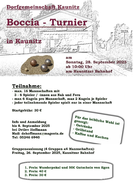 Boccia-Turnier