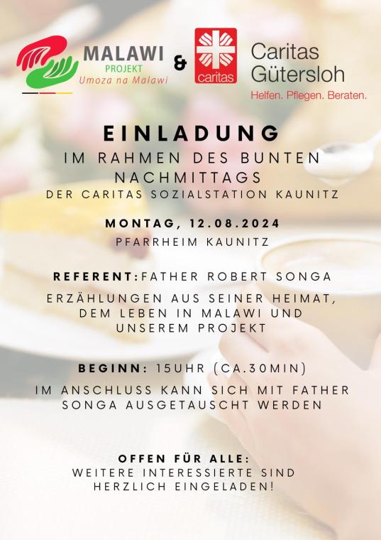 Bunter Nachmittag mit Malawi und Caritas